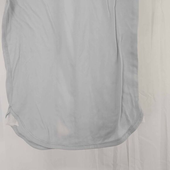 ivivva By Lululemon Girls Size 7 Light Blue Tshirt /w white Mesh EUC. - Picture 2 of 7